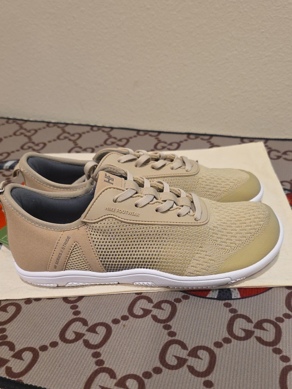 Hike Footware size 8 -8.5  Beige  Lightweight Knit Sneakers